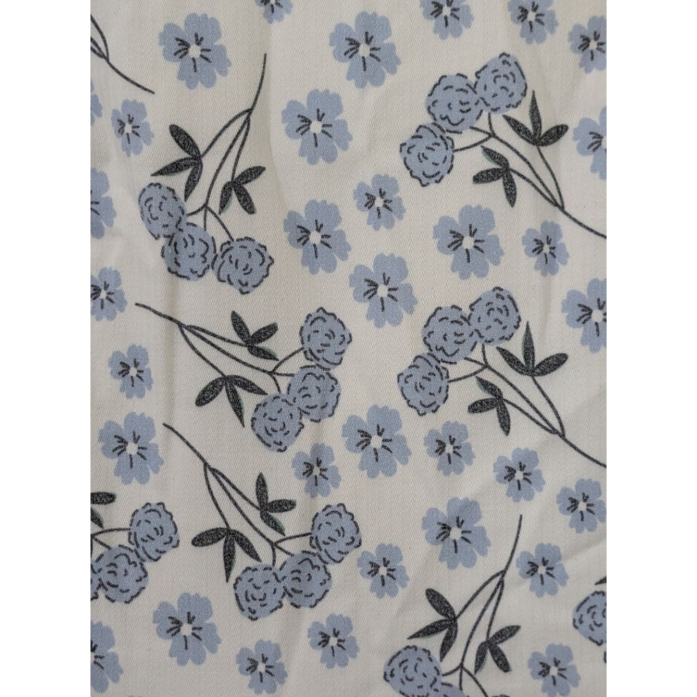 JessaKae Woodhouse Wildflower Cotton Midi Dress Women's Size S -Blue & White - Picture 5 of 8
